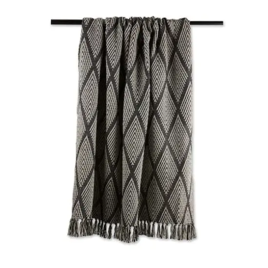 DII&reg; Gray Tone Multi Diamond Throw {5}