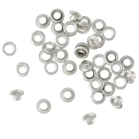 3/16" Eyelets by Loops & Threads&trade; Silver {1}