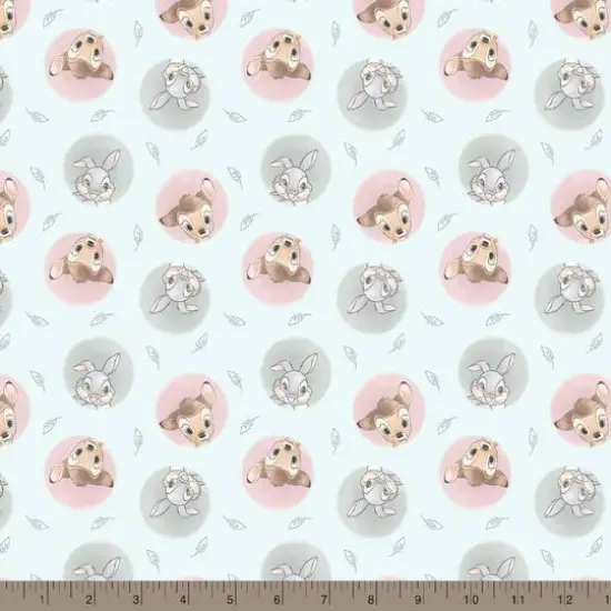 Disney&reg; Bambi And Thumper Badges Cotton Fabric {3}