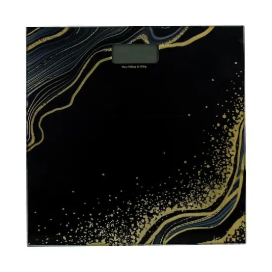 Bath Bliss Digital Glass Scale Black {1}