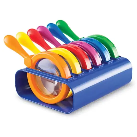 Learning Resources Primary Science Jumbo Magnifiers with Stand {1}