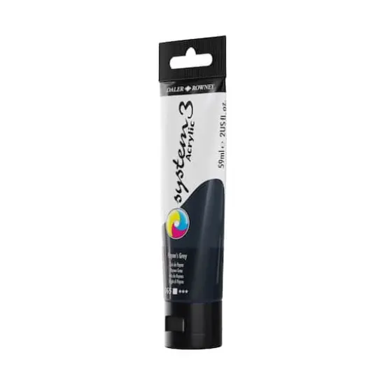 Daler-Rowney&reg; Original System 3 Acrylic Paint, 59mL 065 Payne's Grey {4}