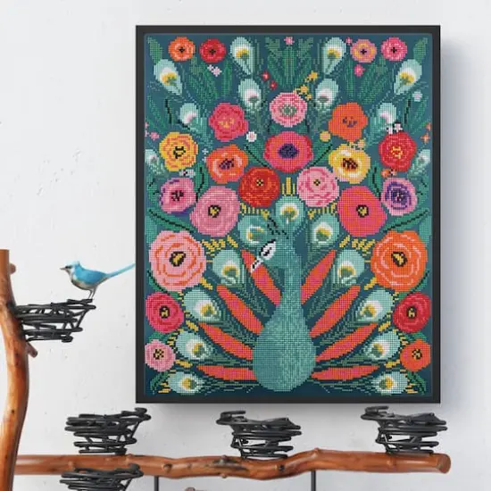 Camelot Dotz&reg; Fabulous Feathers Diamond Art Kit {4}