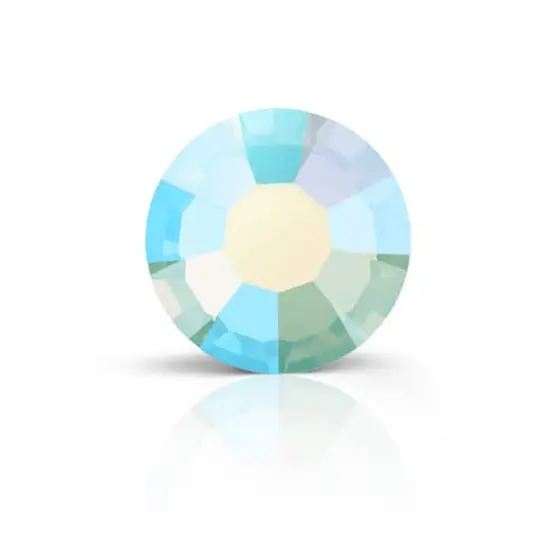 Preciosa MAXIMA SS9 Aurora Borealis Flatback Czech Crystals, 144ct. Chrysolite Opal AB {1}