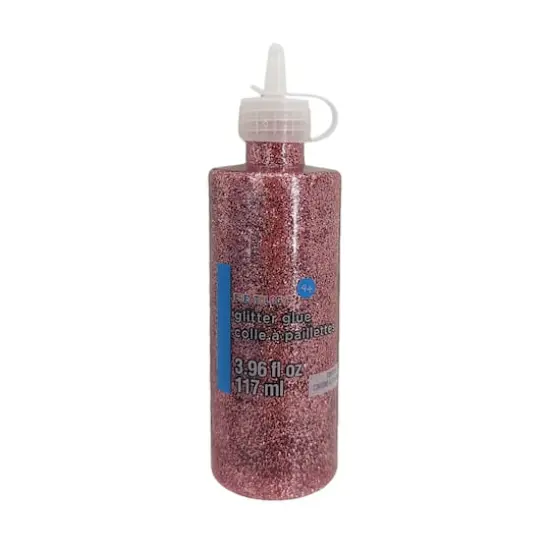 3.96oz. Glitter Glue by Creatology&trade; Light Pink {1}