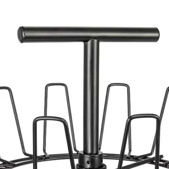 Household Essentials 4.5ft. Matte Black 3-Tier Boot Storage Tree {5}