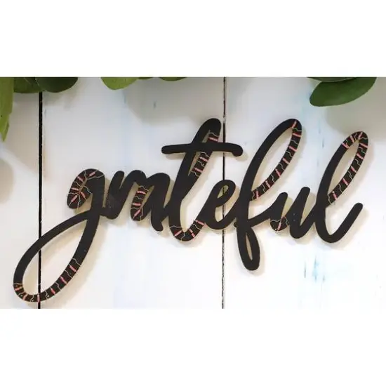 Leisure Arts&reg; 12" Grateful Wood Word {5}