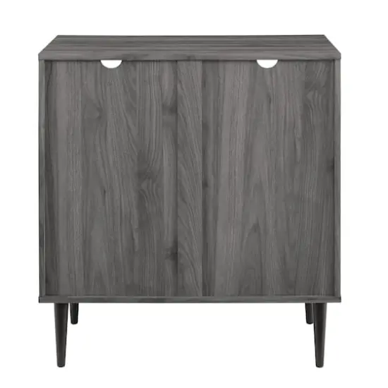 Walker Edison 30" Slate Grey Industrial Storage Cabinet {4}