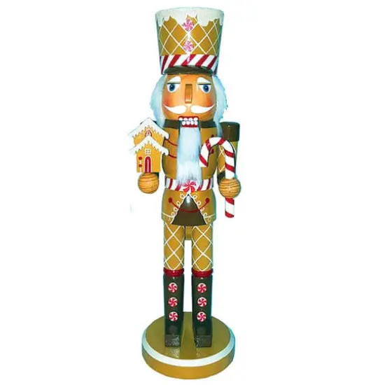 Santa's Workshop 14" Gingerbread Soldier Nutcracker {1}