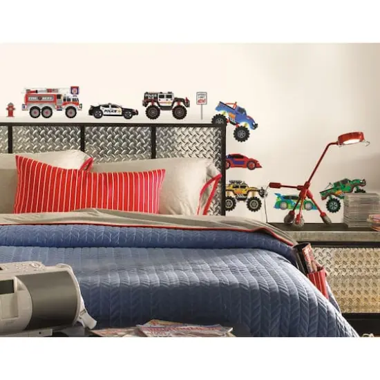 RoomMates Cars & Trucks Peel & Stick Giant Wall Decals {4}