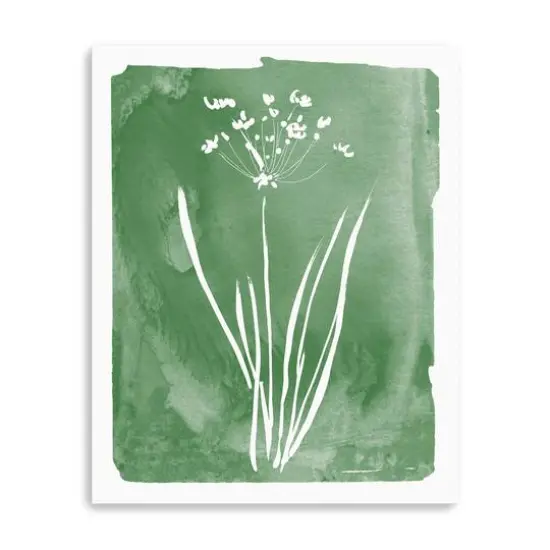 Green Botanical II Canvas Giclee {1}