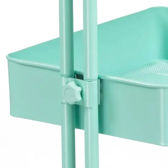 Lexington 4-Tier Jelly Mint Rolling Cart by Simply Tidy&reg; {4}