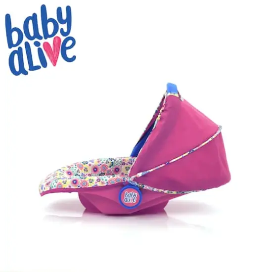 Baby Alive Toy Doll Car Seat with Canopy {4}