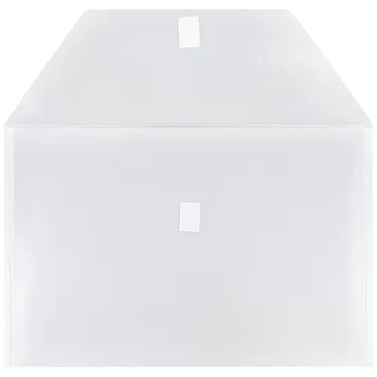 JAM Paper 9.75" x 14.5" Plastic Hook & Loop Closure Envelopes, 12ct. Clear {4}