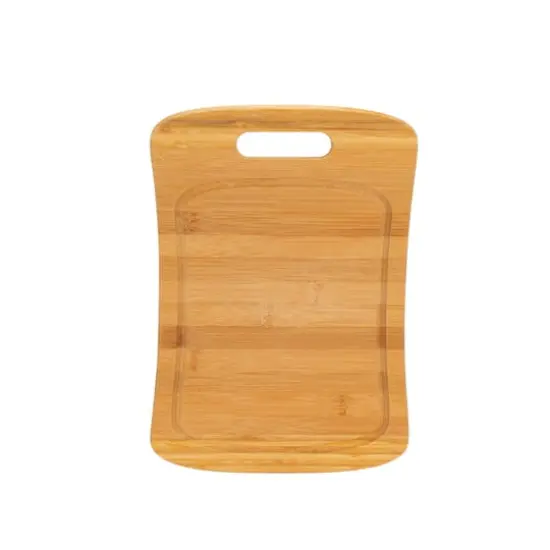Kitchen Details Large Curved Bamboo Cutting Board {1}