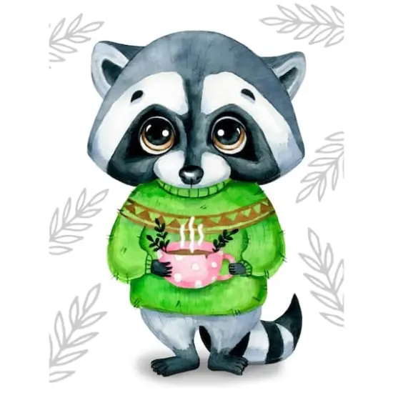 Crafting Spark Cute Racoon Diamond Painting Kit {3}