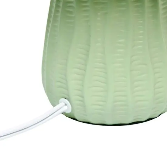Simple Designs 11" Mini Ceramic Pastel Table Lamp Sage Green {10}