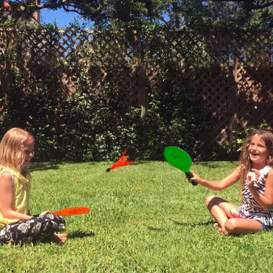 Funsparks&reg; Jazzminton&reg; Standard Paddle Ball Game {8}