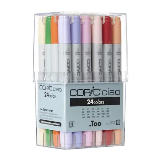 Copic&reg; Ciao Marker Set, 24 Color Basic {1}