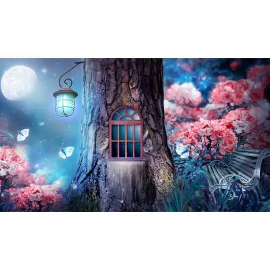 Sparkly Selections Pixie Tree House Diamond Painting Kit, Round Diamonds {1}