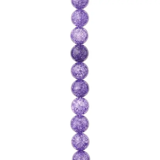 Purple Crackled Quartzite Round Beads, 8mm by Bead Landing&trade; {1}