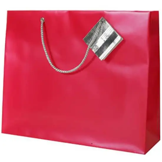 JAM Paper Large Red Opaque Gift Bags, 6ct. {1}
