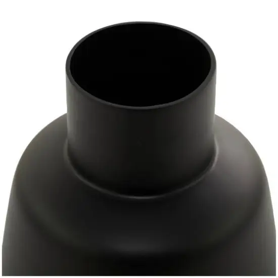 Black Glass Vase 10" x 10" x 15" {4}