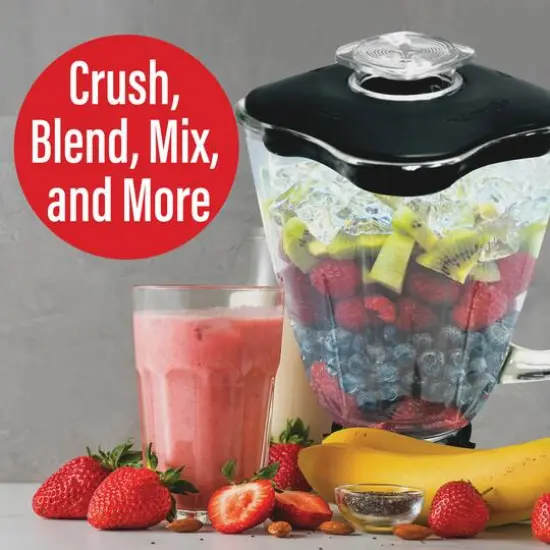 Brentwood 60oz. 6-Piece Oster P-OST723 Blender Glass Jar Replacement Set {8}