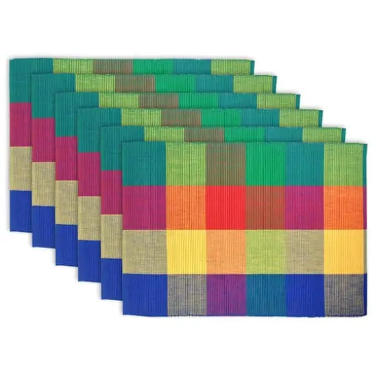 DII&reg; Indian Summer Ribbed Placemats, 6ct. {1}