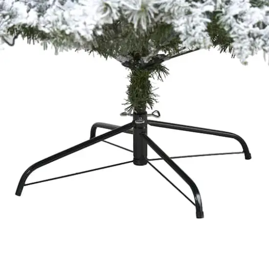 8ft. Pre-Lit White River Mountain Pine Artificial Christmas Tree, Clear LED Lights {5}