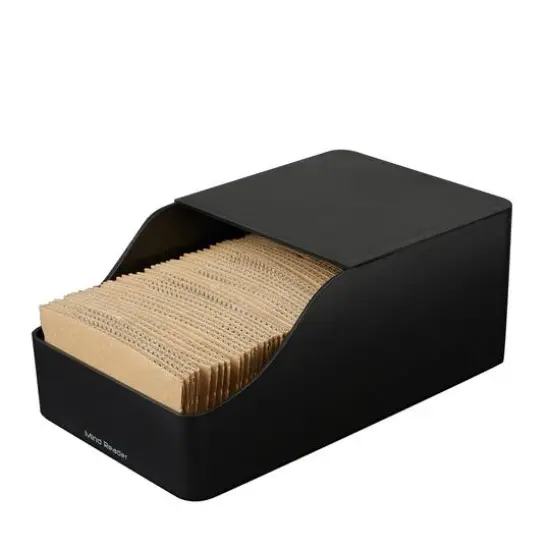 Mind Reader Black Single-Serve Hot Coffee Cup Sleeve Holder and Dispenser {1}