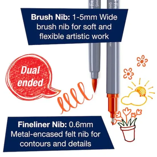 Faber-Castell&reg; Goldfaber Aqua Tuscany Dual-Tip Marker Set {5}