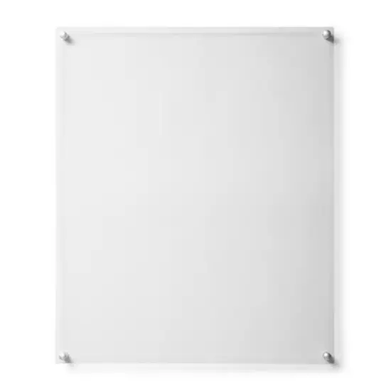 Cool Modern Frames 2 Pack Clear Acrylic Float Frame with Silver Hardware {1}