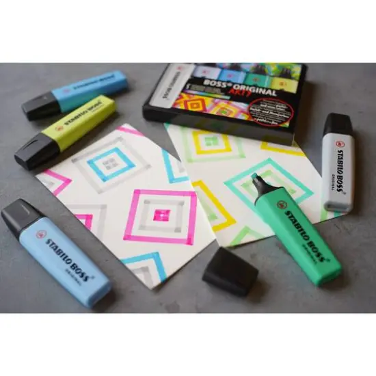 STABILO&reg; BOSS&reg; Arty Cool Colors Original Highlighter Set {3}
