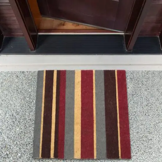 DII&reg; Multicolor Stripe Doormat {7}