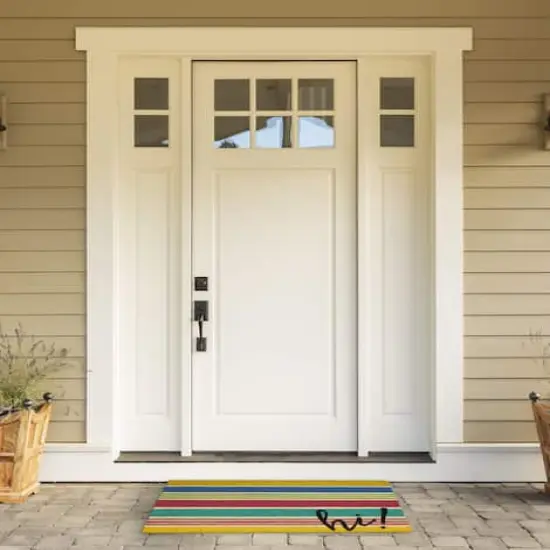 DII&reg; Hi! Stripes Doormat {3}