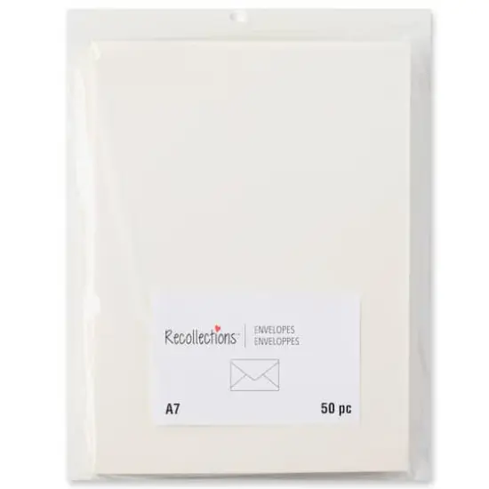 5.25" x 7.25" Ivory Envelopes Value Pack, 50ct. by Recollections&trade; {3}