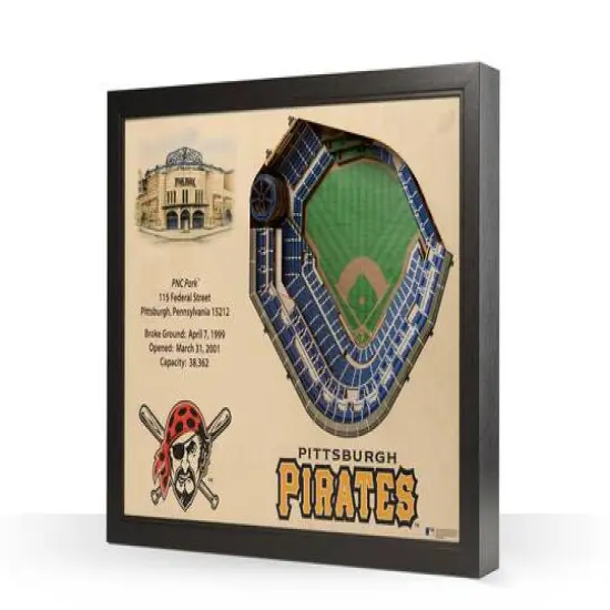 MLB 25-Layer StadiumView Wall Art Pittsburgh Pirates {1}