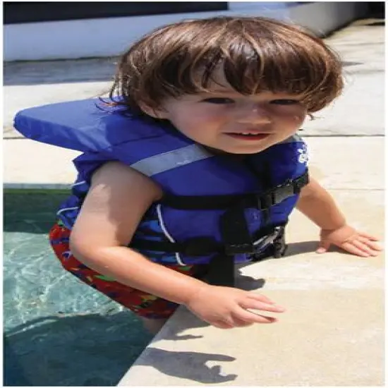 Swim Central 20" Blue Child Infant Life Jacket Vest with Handle {4}