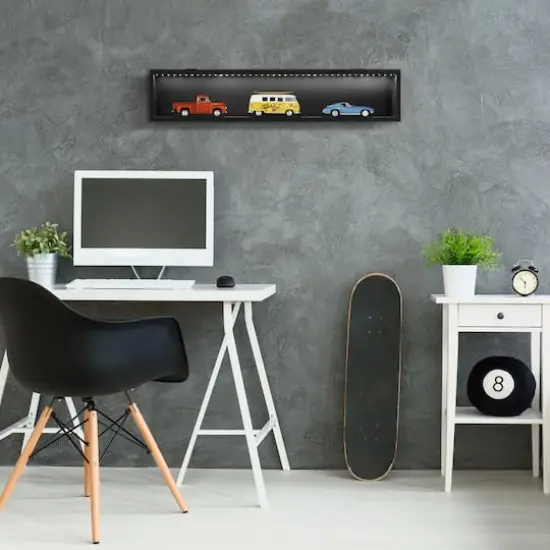 28" Front Loading LED Display Case with Glass Frame by Studio D&eacute;cor&reg; {4}