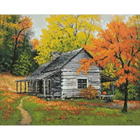 Wizardi House in the Woods Diamond Painting Kit {1}