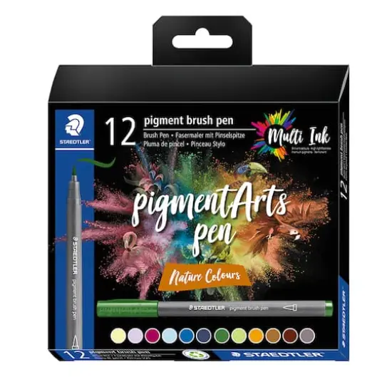 STAEDTLER&reg; Pigments Arts Nature Brush Pen Set {1}