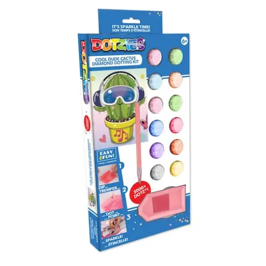 Diamond Dotz® Dotzies® Cool Dude Cactus Diamond Art Kit {3}