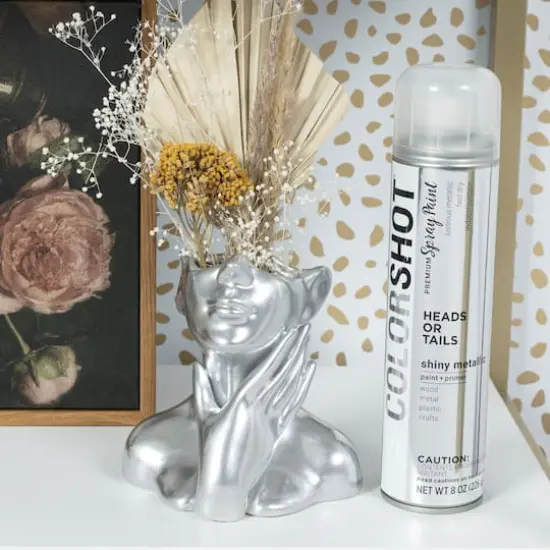 COLORSHOT&reg; Premium Shiny Metallic Spray Paint & Primer Heads or Tails {7}