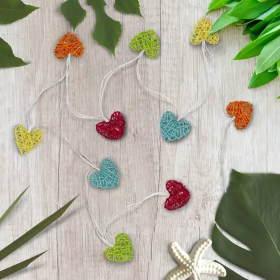 10ct. Colorful Hearts Valentines Day String Lights {3}