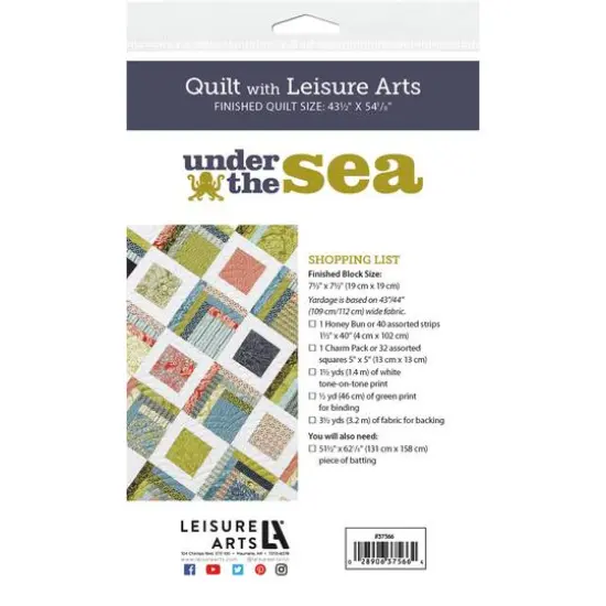 Leisure Arts&reg; Under The Sea Quilt Pattern {4}