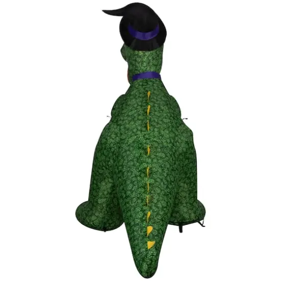 9ft. Airblown&reg; Animated Halloween Inflatable T-Rex with Jack-O'-Lantern {4}