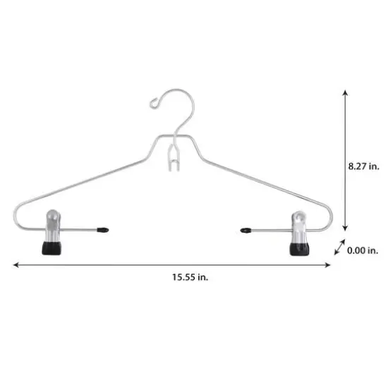 Organize It All Metal Hangers with Clips, 2ct. {5}