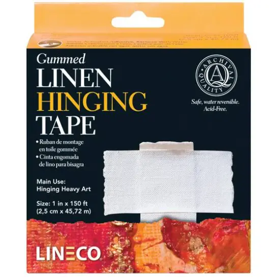 Lineco&reg; Gummed Linen Hinging Tape, 150ft. {1}