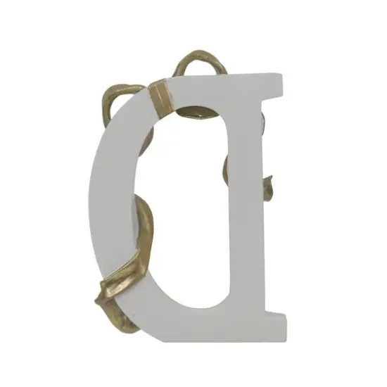 8.25" Gold Bow Monogram Letter by Ashland&reg; D {3}